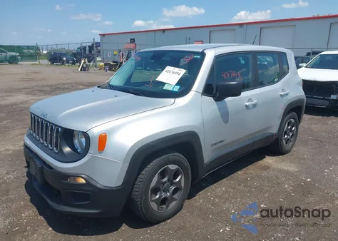 2016 Jeep Renegade Sport z USA, uszkodzony, nr VIN ZACCJAAT7GPC78519